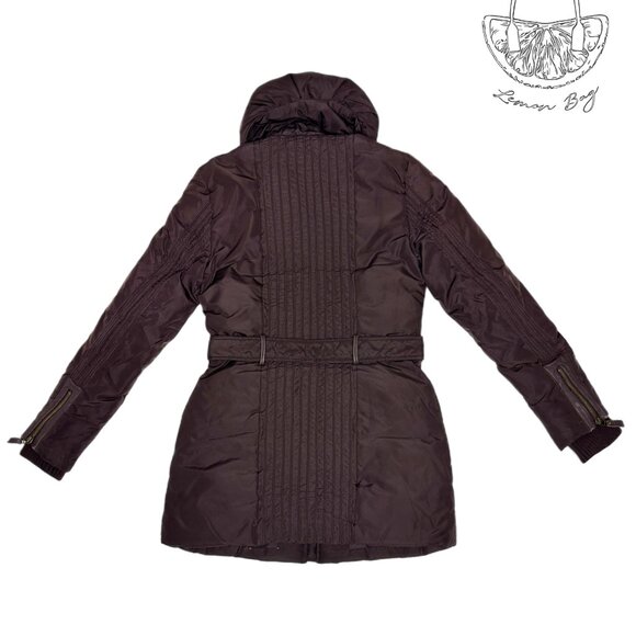 MNG Mango / Winter Down Puffer Coat / Size XS / Color Dark Chocolate Brown - Picture 7 of 12